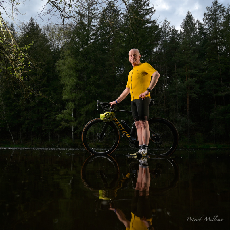 Guido waterfietsen